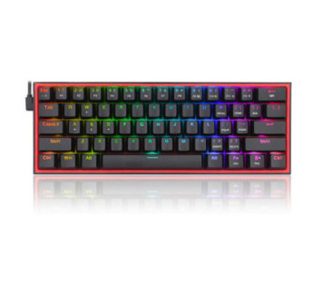 Redragon K617 Fizz 60% RGB Red Switches (Black)