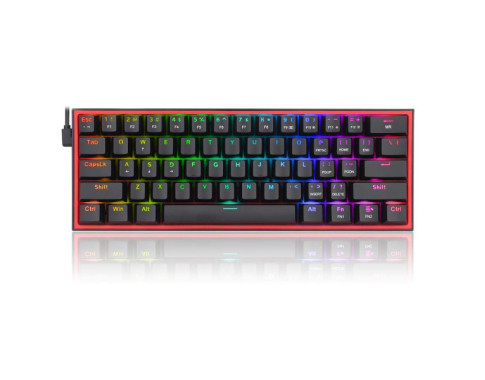Redragon K617 Fizz 60% RGB Red Switches (Black)