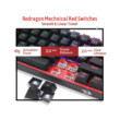 Redragon K617 Fizz 60% RGB Red Switches (Black)