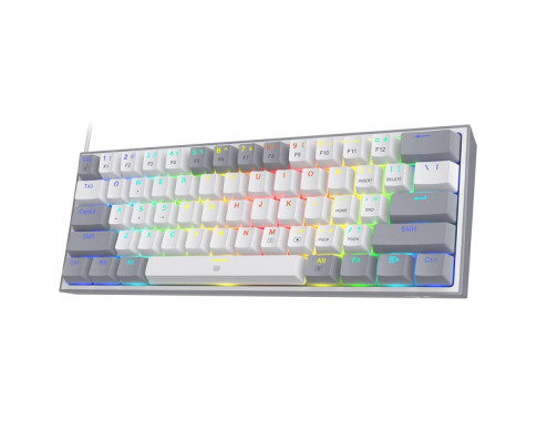 Redragon K616 Fizz PRO 60% Wireless RGB Red Switches (White/Gray) sur PC Gamer Master au Maroc