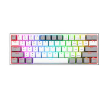 Redragon K616 Fizz PRO 60% Wireless RGB Red Switches (White/Gray)