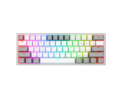 Redragon K616 Fizz PRO 60% Wireless RGB Red Switches (White/Gray)