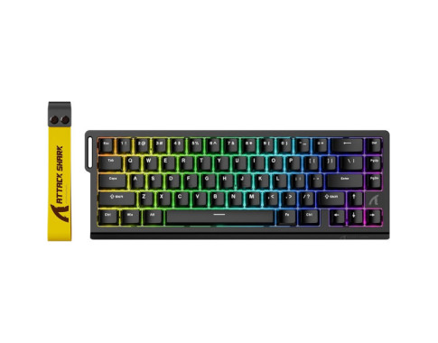 ATTACK SHARK X68 HE BLACK (Magnetic Switch) sur PC Gamer Master au Maroc