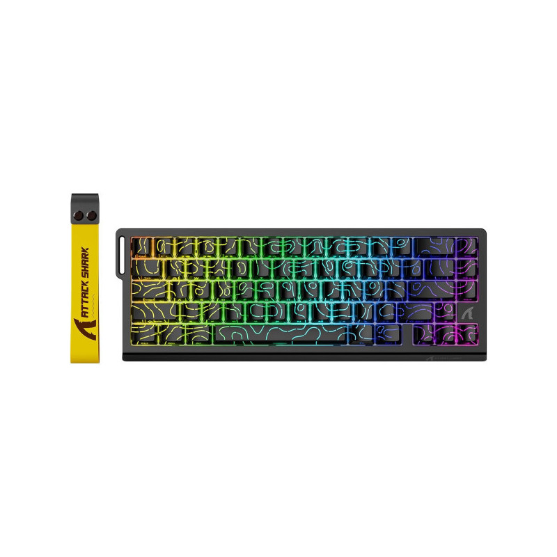 ATTACK SHARK X68 HE BLACK Contour (Magnetic Switch)