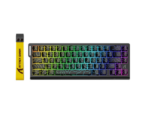 ATTACK SHARK X68 HE BLACK Contour (Magnetic Switch) sur PC Gamer Master au Maroc