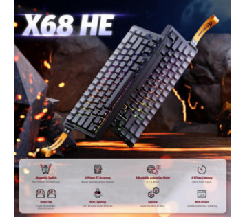 ATTACK SHARK X68 HE Moon Night (Magnetic Switch)