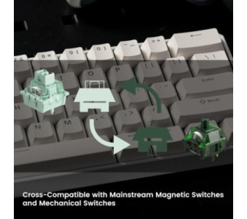 MonsGeek FUN60 Pro white (Magnetic Switch)