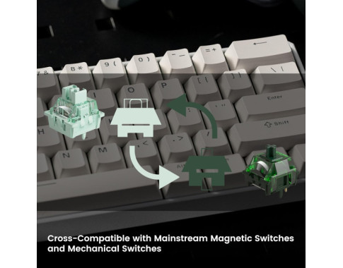 MonsGeek FUN60 Pro white (Magnetic Switch)