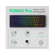 MonsGeek FUN60 Pro BLACK (Magnetic Switch)