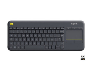 Logitech Wireless Touch Keyboard K400 Plus (Noir) sur PC Gamer Master au Maroc