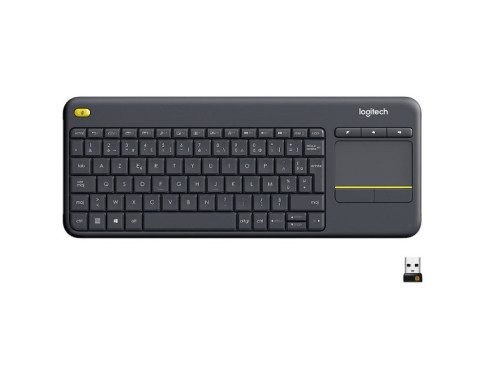 Logitech Wireless Touch Keyboard K400 Plus (Noir) sur PC Gamer Master au Maroc