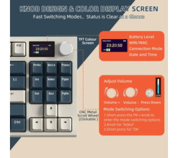 ATTACK SHARK K86 - Clavier Maroc