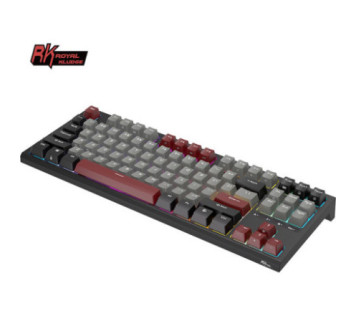 Royal Kludge RKR87 RGB Red Switch (RED-BLACK) - Clavier Maroc