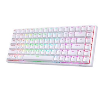 Royal Kludge RK84 RGB Red Switch (White) sur PC Gamer Master au Maroc