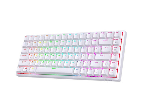 Royal Kludge RK84 RGB Red Switch (White) sur PC Gamer Master au Maroc