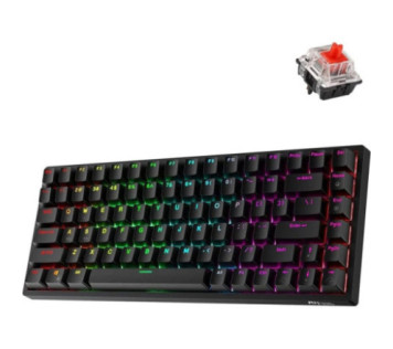 Royal Kludge RK84 RGB Red Switch (Black) sur PC Gamer Master au Maroc