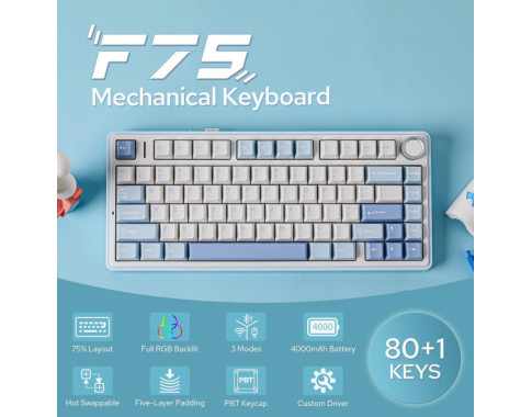 EPOMAKER x AULA F75 (Light Blue)