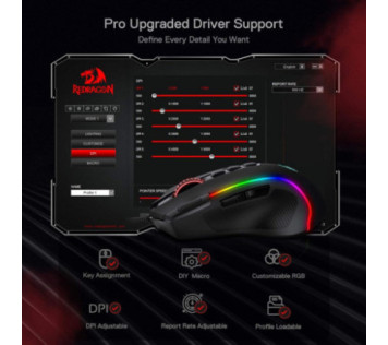 Redragon M612 Predator RGB - Souris Maroc