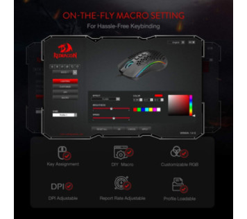 Redragon M808 Storm Lightweight RGB - Souris Maroc