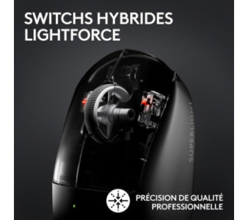 Logitech G Wireless Gaming Pro X Superlight 2 (White) - Souris Maroc