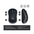 Logitech Wireless Mouse M185 (Gris)