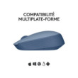 Logitech M171 Wireless Mouse (Blue Gray)