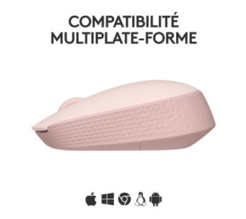 Logitech M171 Wireless Mouse (Rose) - Souris Maroc
