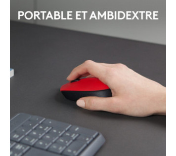 Logitech M171 Wireless Mouse (Red) - Souris Maroc