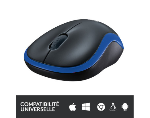 Logitech Wireless Mouse M185 (Blue)