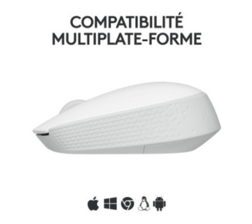 Logitech M171 Wireless Mouse (White) - Souris Maroc