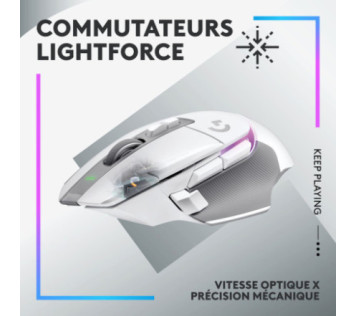 Logitech G G502X Plus Blanc