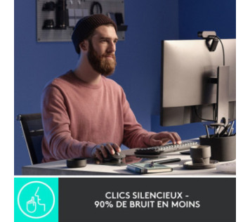 Logitech MX Master 3S (Gris Pâle) - Souris Maroc