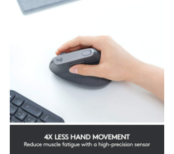 Logitech MX Vertical Advanced Ergo Graphite - Souris Maroc