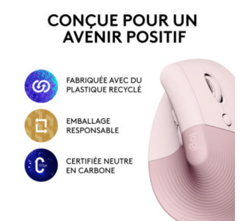 Logitech Lift (Rose) - Souris Maroc