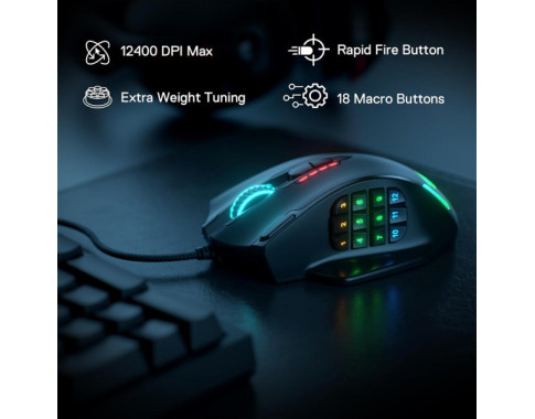 Redragon M908 Impact RGB MMO