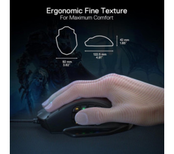 Redragon M908 Impact RGB MMO - Souris Maroc