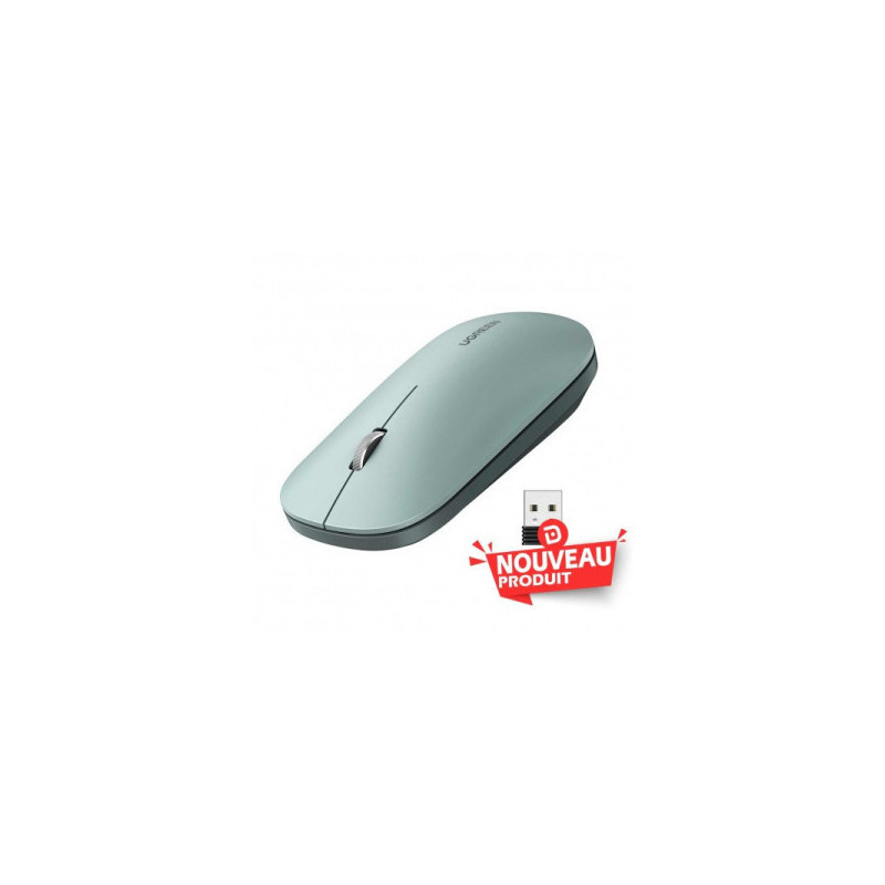 Ugreen Souris sans fil 2,4Ghz/10M Vert (90374)