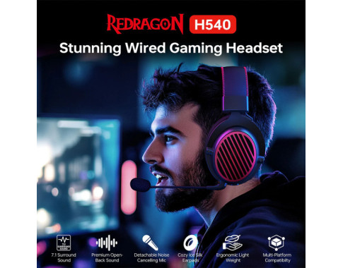 Redragon H540 Luna Wired Gaming Headset