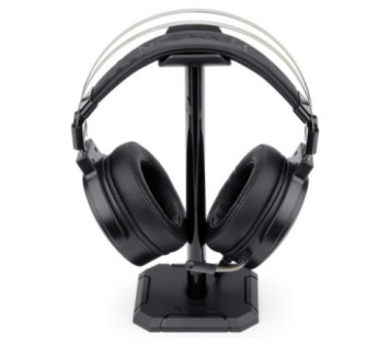 Redragon H320 Lamia RGB Wired Gaming Headset + Stand - Casque Maroc