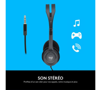 Logitech Stereo Headset H111 - Casque Maroc