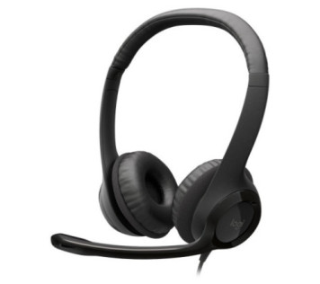 Logitech USB Headset H390 Black sur PC Gamer Master au Maroc