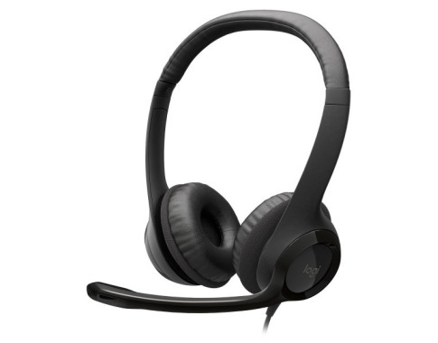 Logitech USB Headset H390 Black sur PC Gamer Master au Maroc