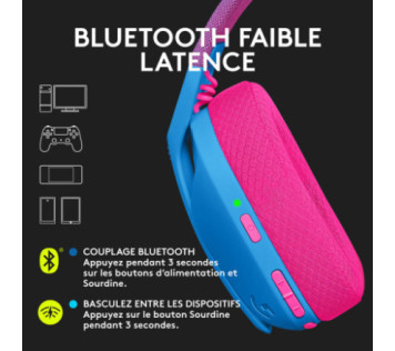 Logitech G G435 (Blue) - Casque Maroc