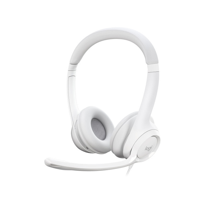 Logitech USB Headset H390 (Blanc)