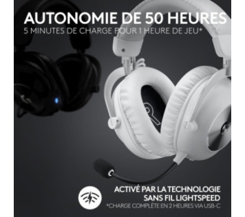 Logitech G Pro X 2 Lightspeed (Blanc)