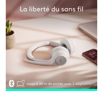 Logitech Zone 300 White - Casque Maroc