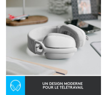 Logitech Zone Vibe 100 White - Casque Maroc