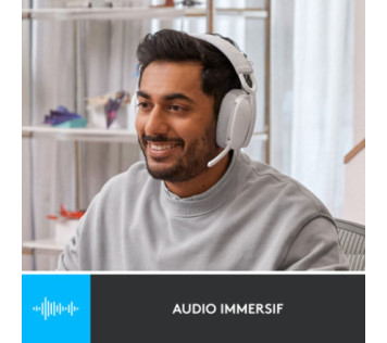 Logitech Zone Vibe 100 White - Casque Maroc