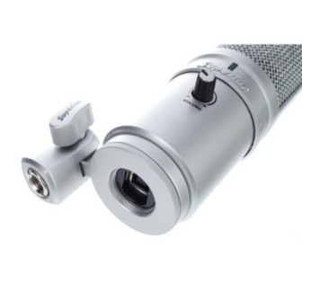SUPERLUX E205U USB MICROPHONE STUDIO USB AVEC SUPPORT DE TABLE INCLUS - Microphone Maroc