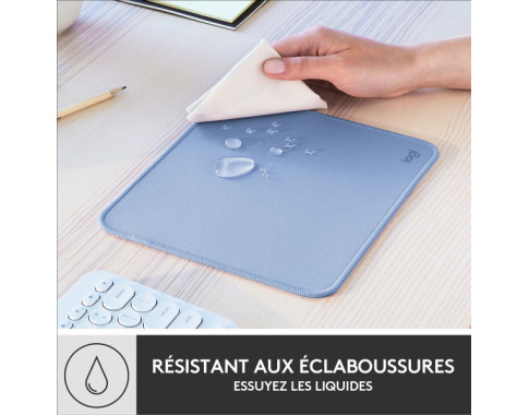 Logitech Mouse Pad Studio Series (Bleu Gris)